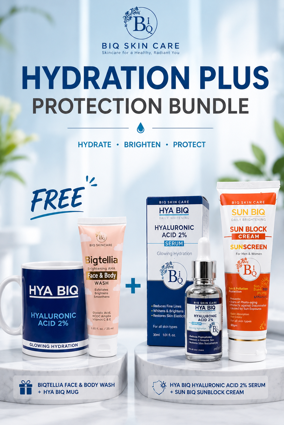 Hydration plus protection bundle